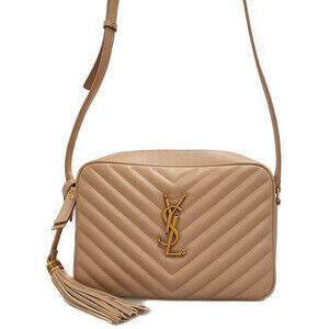 Saint Laurent Quilted Matelasse Paris Lou Camera Chain Shoulder Bag